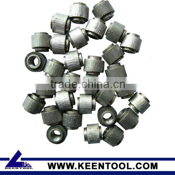 Sintered ,Vacuum Brazed, Electroplated Diamond Wire Beads