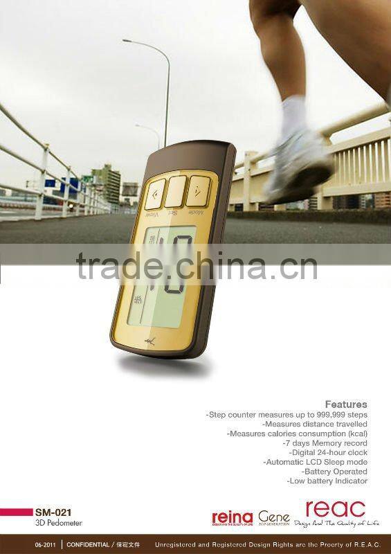SM021-0 3D Anywear Pedometer