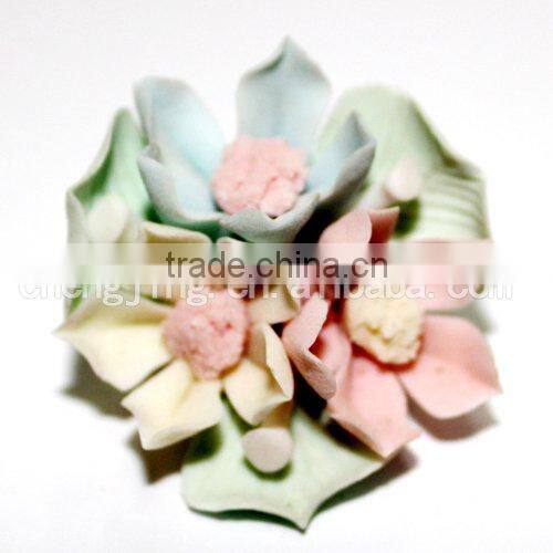 Factory Manufacture Promotional Gift OEM Decor Ceramic Flower, porcelain flower