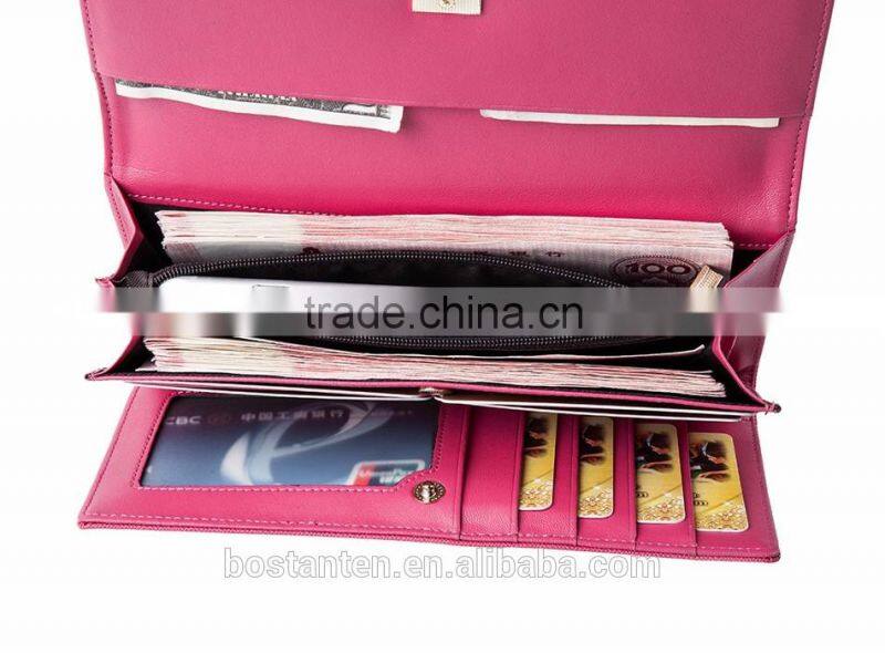 popular women long wallet and purse clutches hand bag