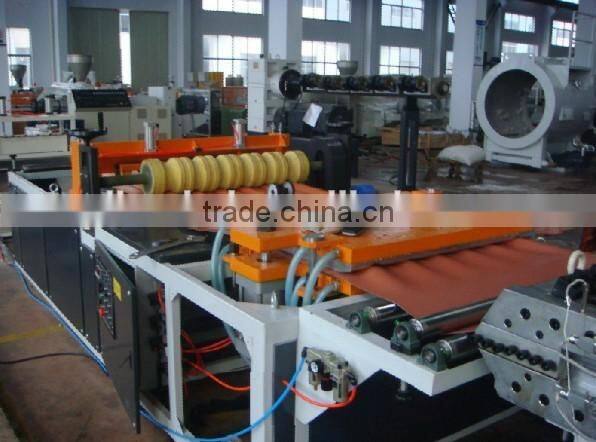 pvc flooring plastic process equipment