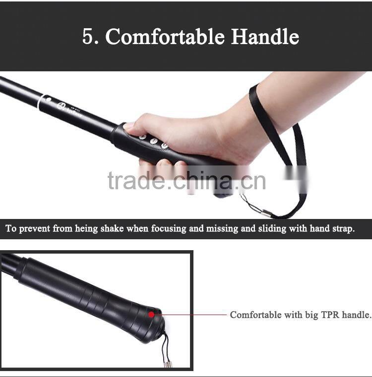 Practical aluminum material selfie stick fashion wireless monopod with a strong phone holder