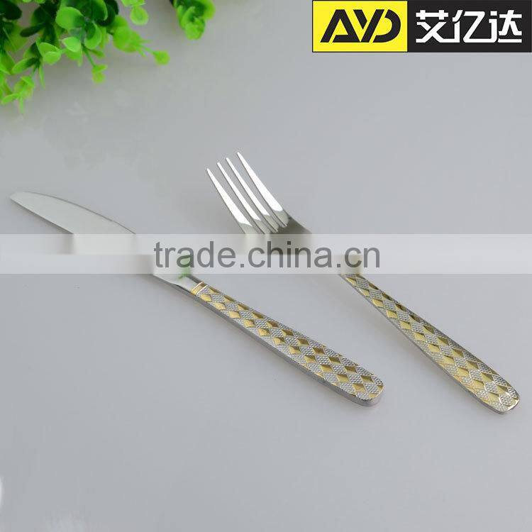New design ! wholesale tableware stainless steel 72pcs german flatware
