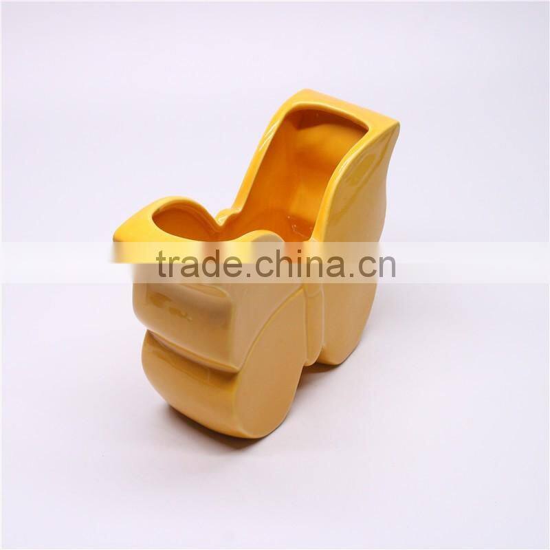 The butterfly decorative home ceramic flower pot
