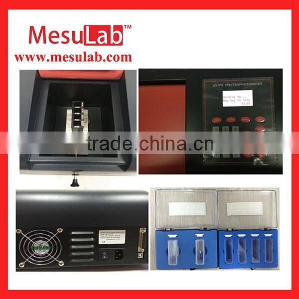 UV1500 Scaning UV / VIS spectrometer ( Wavelength Accuracy 0 . 5nm )