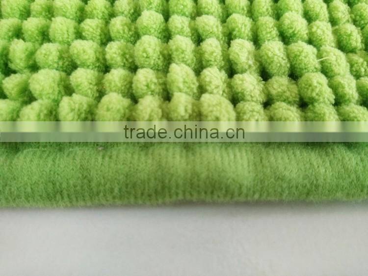 home textile tufted sebs back chenille mat