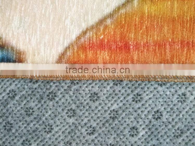 jet printing chenille rug