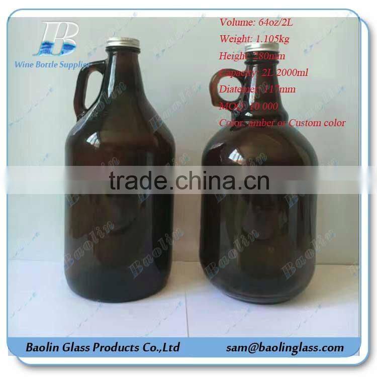 16oz Kombucha / Beer Bottles (12 Pack|Clear) with Funnel + Brush + Pen