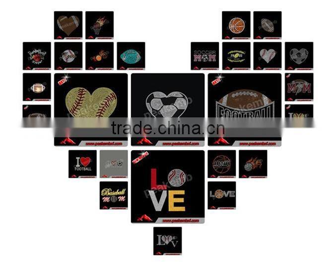 Crystal Texas State Rhinestone Wine heat transfers for tshirts