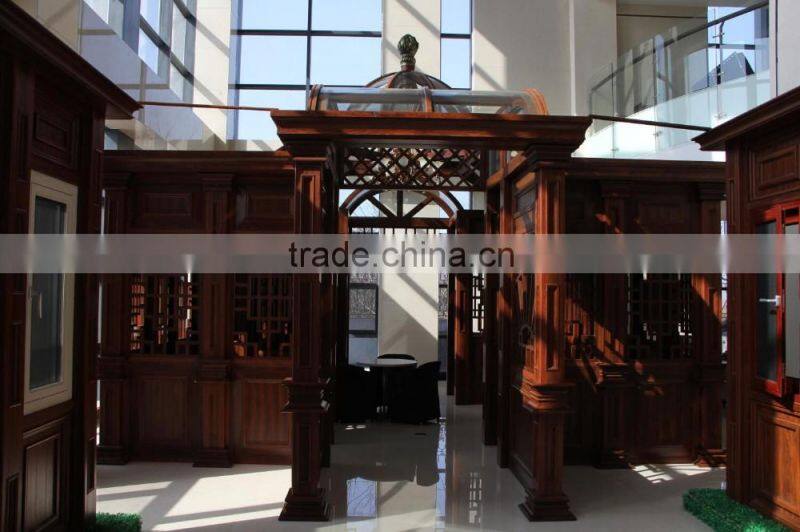 Wooden aluminum pergola