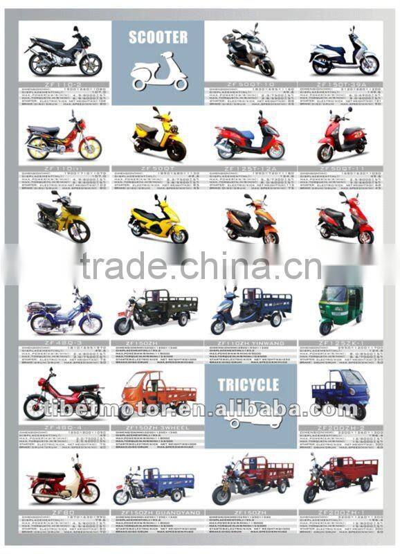 Motorcycle cheap sport style tiger model 200CC off road motorcycle for sale(ZF150-3)
