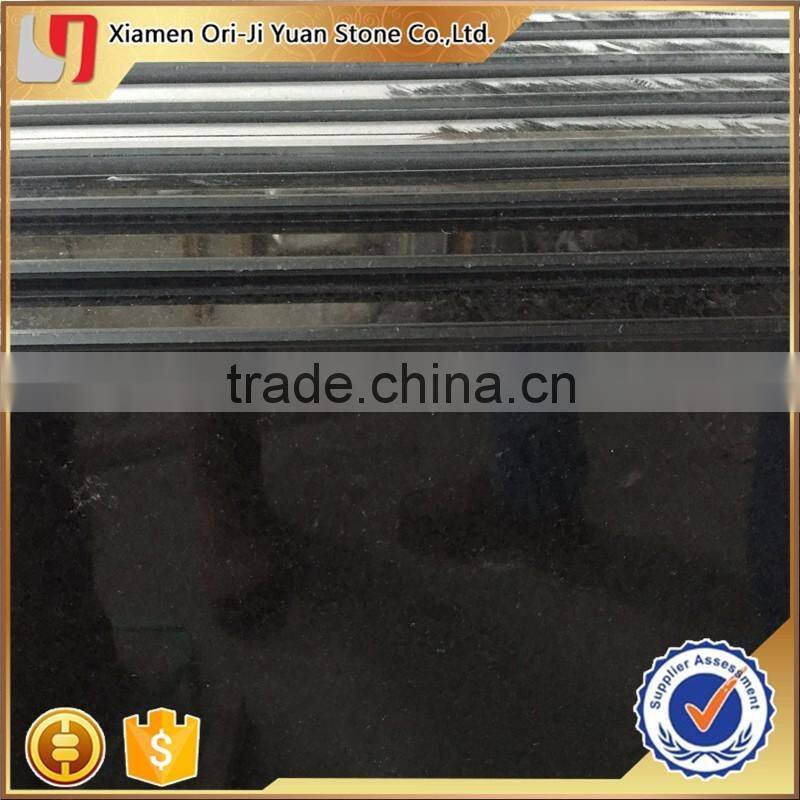Competitive price hot selling granite G684 polished tiles fuding black polished slab G684 granite black pearl