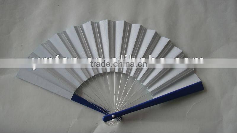 4c printed 18cm length promotion folding paper fan