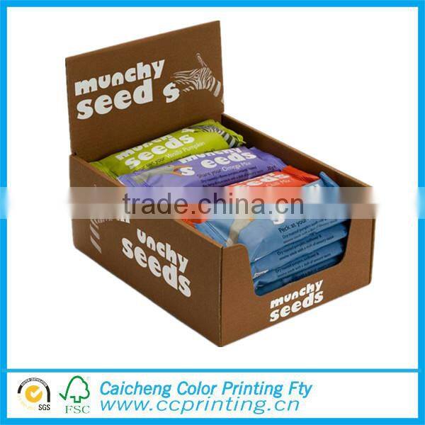 template cardboard paper display colorful box with hook