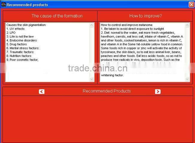 2015 Latest 3D Skin Analyzer/ Skin Analyser(English version software)