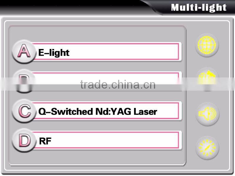 multifunctional beauty salon use diode laser elight nd yag with CE