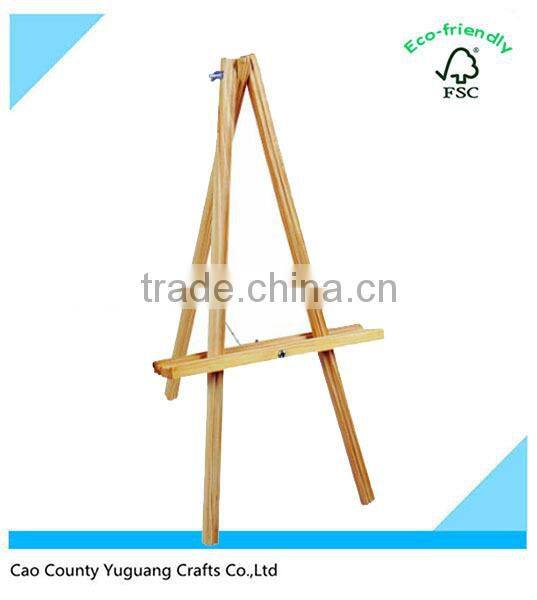 Artist A-Frame E Wooden easel, professional artist easel, artist studio painting display easel