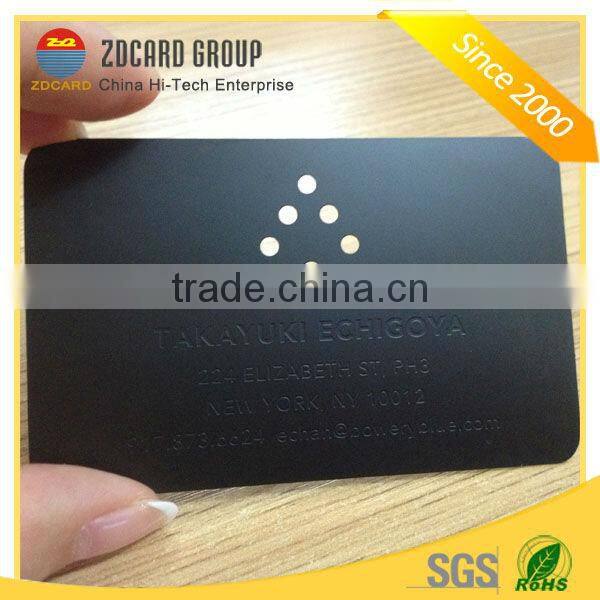 Exellent quality of customized metal visit card
