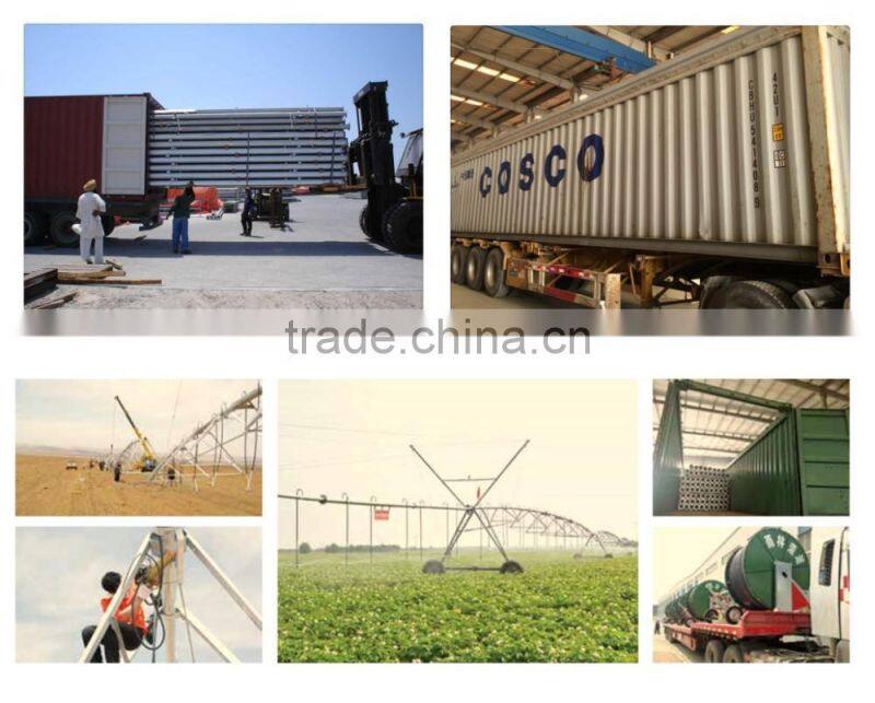 2017 yulin four whlee linear move rotating pivot irrigation machine with diesel and pump