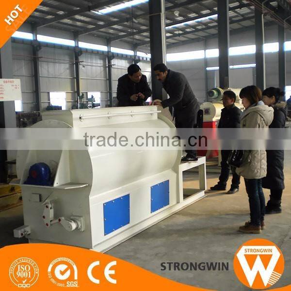 Strongwin Easy operation 1000kg/p pig cattle poultry feed mixer with factory price