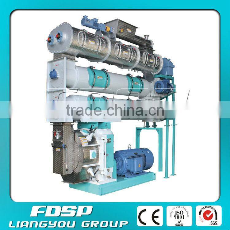 Grain Pelleting equipment 10tph feed pellet mill plant for livestock dairy