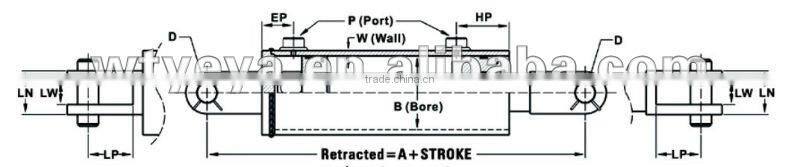 Hydraulic Cylinder hydraulic ram cylinder hydraulic