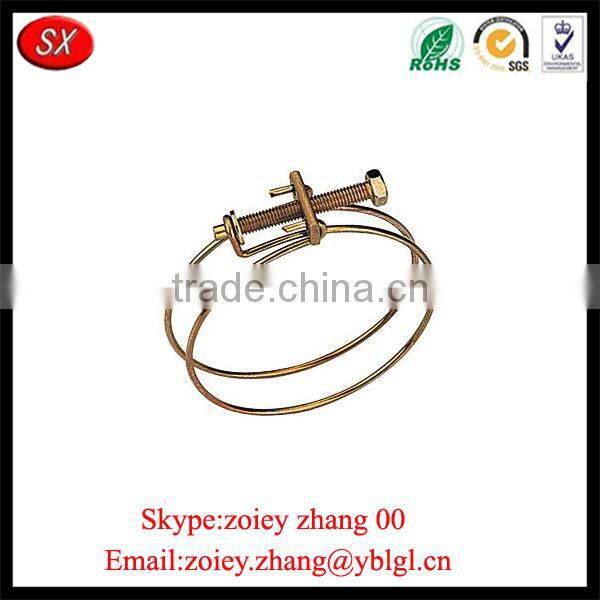 Chinese Manufacture Machined Production Spring Steel Spring Wire Clamps