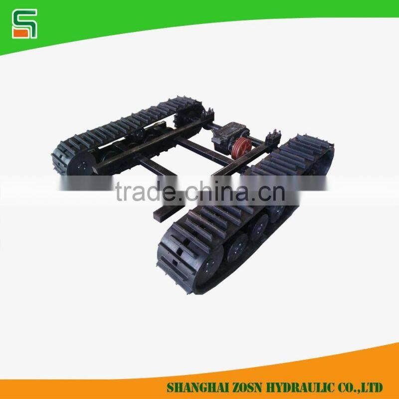 0.5 ton to 12 ton rubber tracked chassis/undercarriage