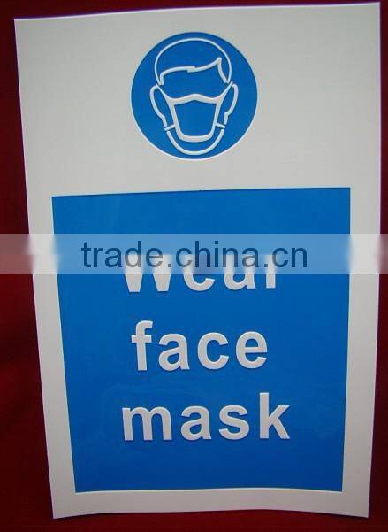 reusable waterproof self adhesive pvc label