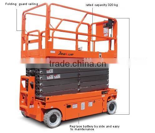 11m 12m Full electric sicssor elevated work platform