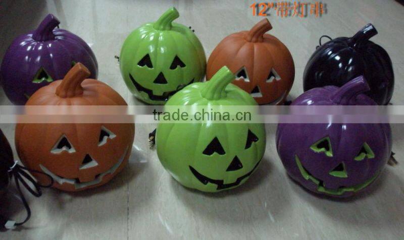 OEM Blow Molding Halloween Plastic Pumpkin Decoration Christmas Pumpkin HDPE Hui Zhou Factory