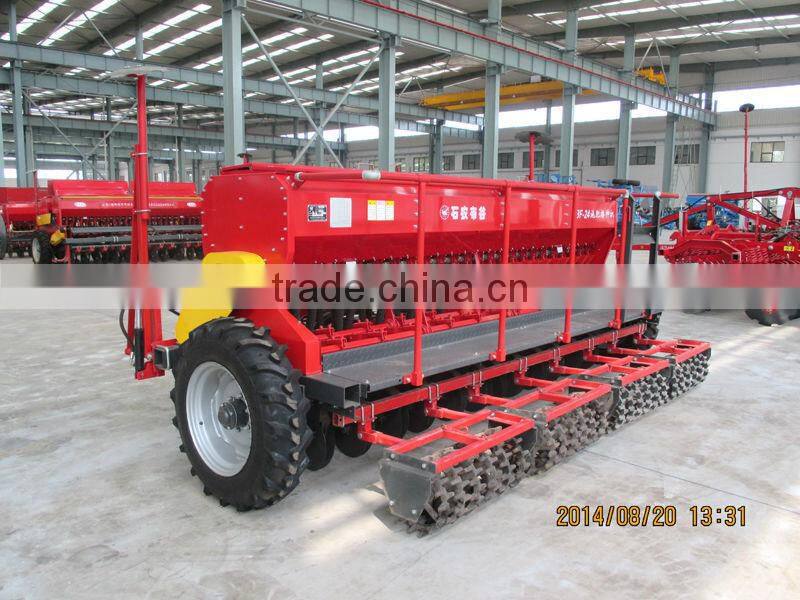 24 row hydraulic double disc coulter seeder