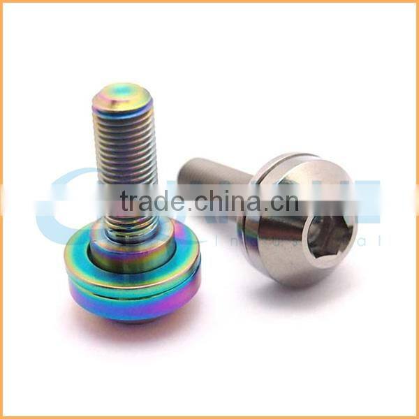 Made in china cheap anodized titanium bolt