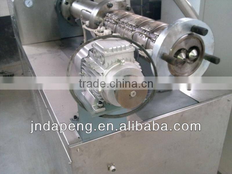 DP90 Steam heating Twin screw extruder machine for fish feed, pet animals food