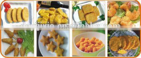 Automatic Meat patty Meat Pie Forming and Coating Processing Line