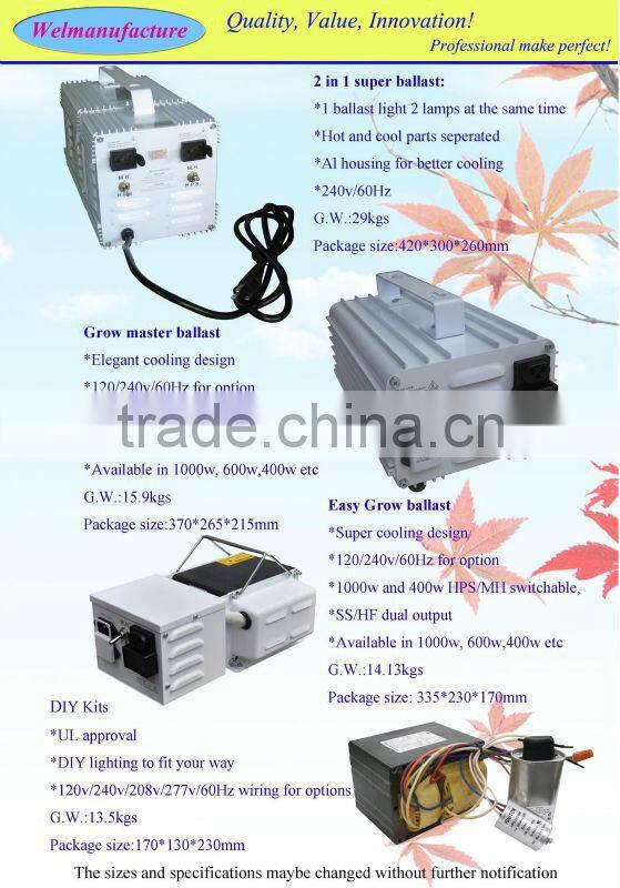 MH-HPS Switchable ballast