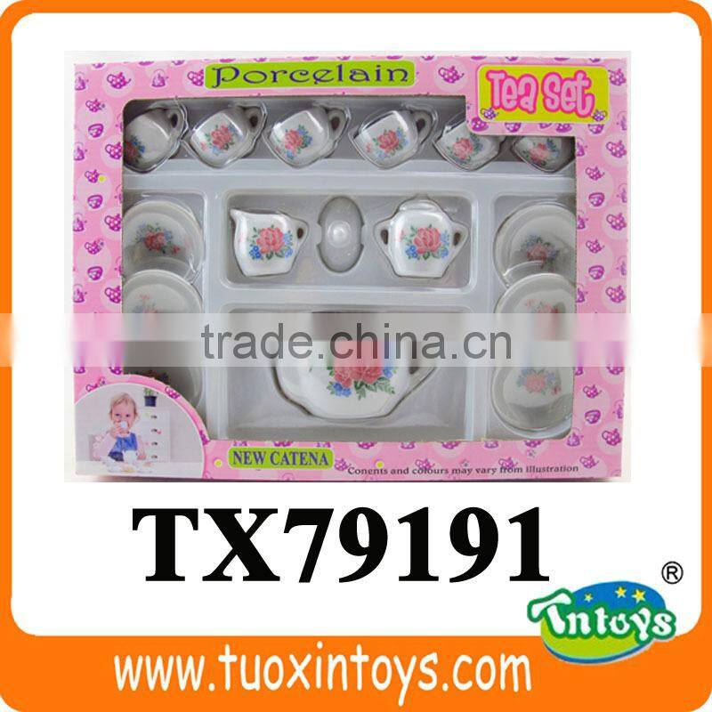 plain white kung fu ceramic tea set