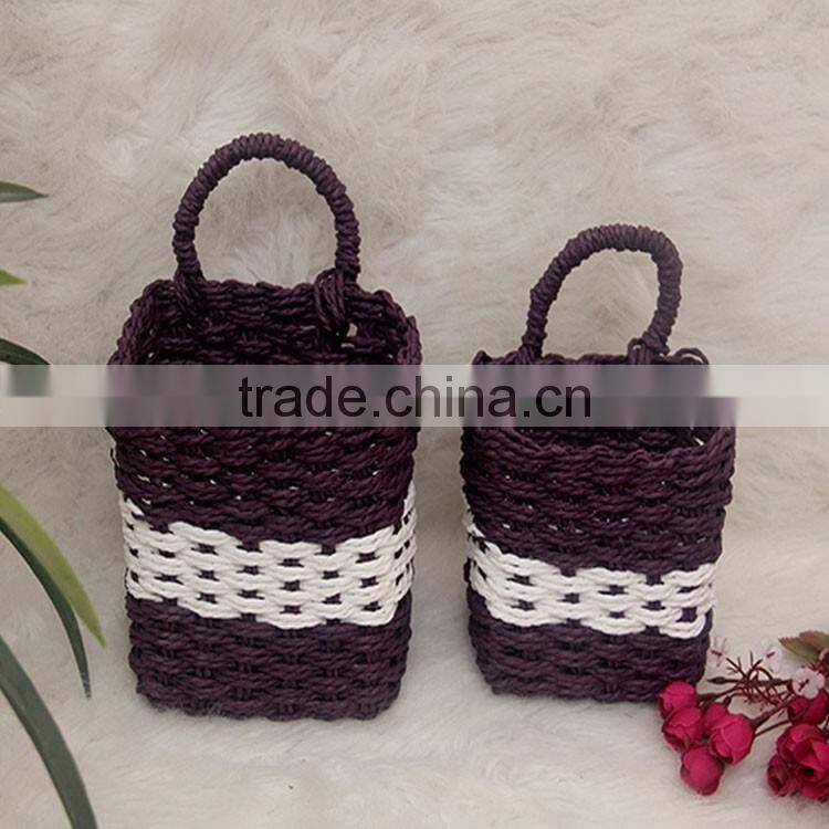 Newest & cheapest handcraft china wholesale mini decorative gift baskets