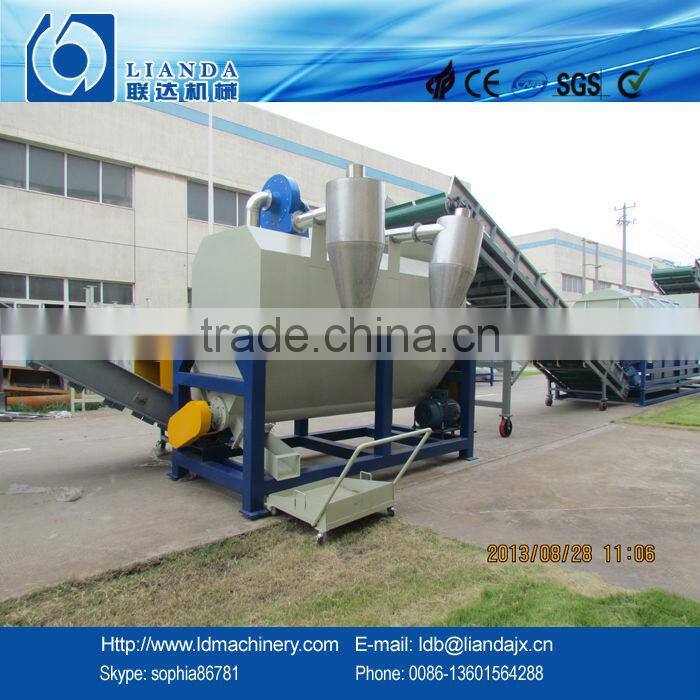 Waste film dust remover/separator