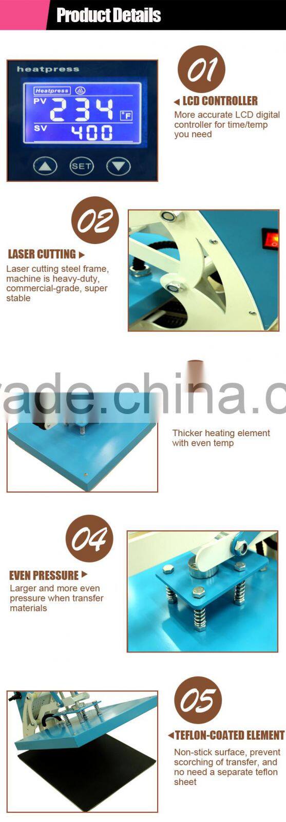 High Pressure LCD yiwu low price mug heat transfer presse supplier press machine