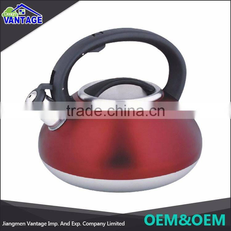 Wholesale new design kitchenware indoor non-electric whistling tea kettle