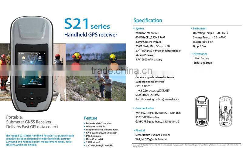 promotion price for high precision GIS receiver S21