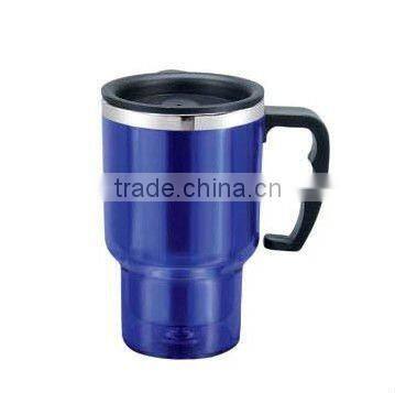 mug Wonderful Heat preservation effect stainless steel big belly auto cup with handle any color is ok