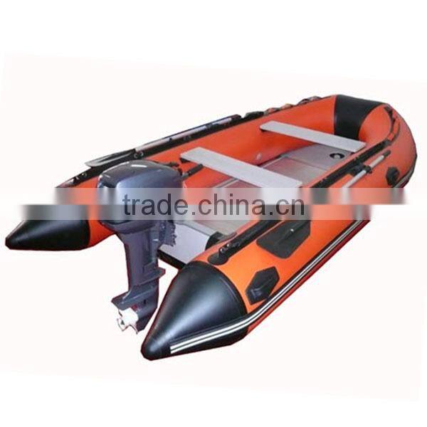 Small Air Mat Floor Pontoon Fishing Boat