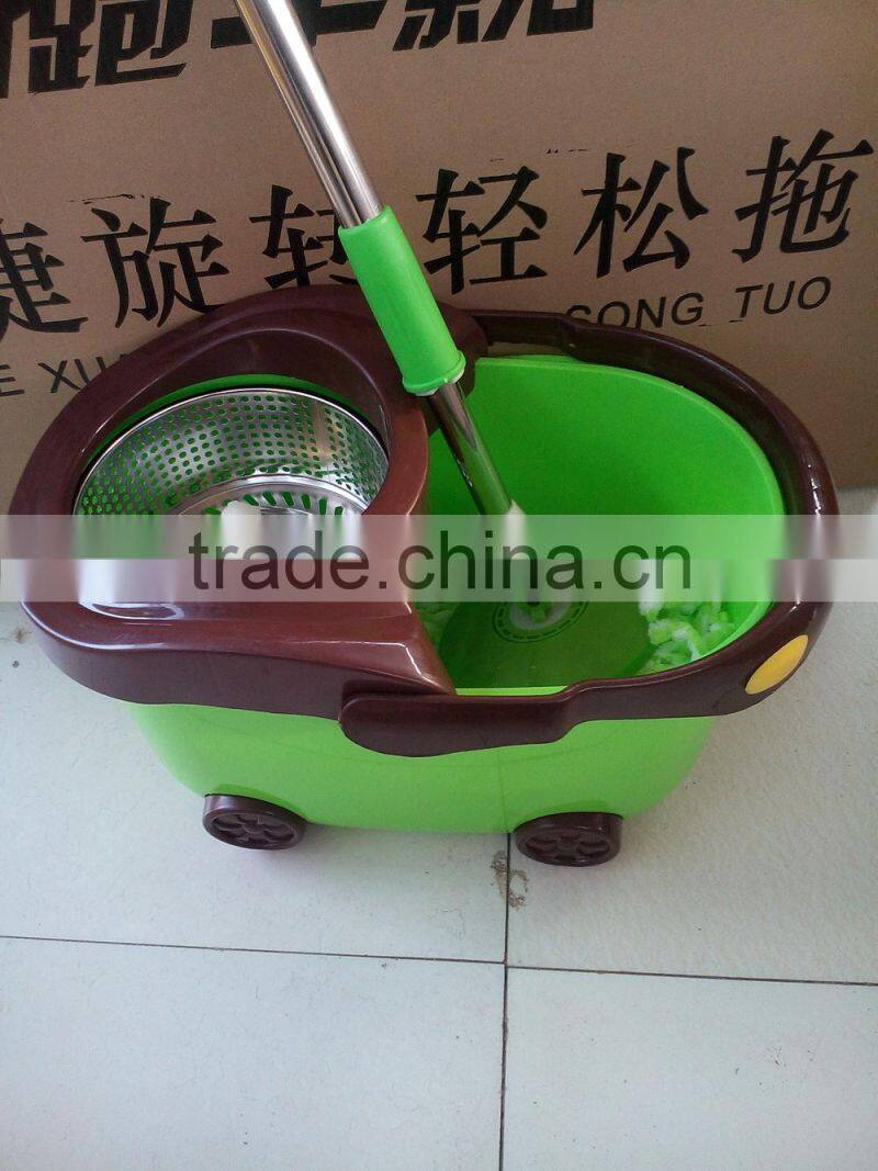 360 squeezee spin mop with cotton mop