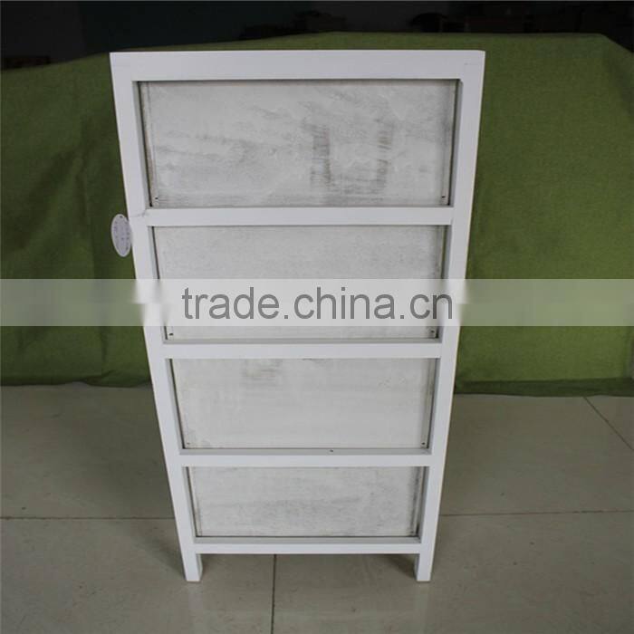 Unfinished multi-function wood ambry for four hole