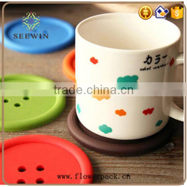 silica gel coaster cup mat for sale