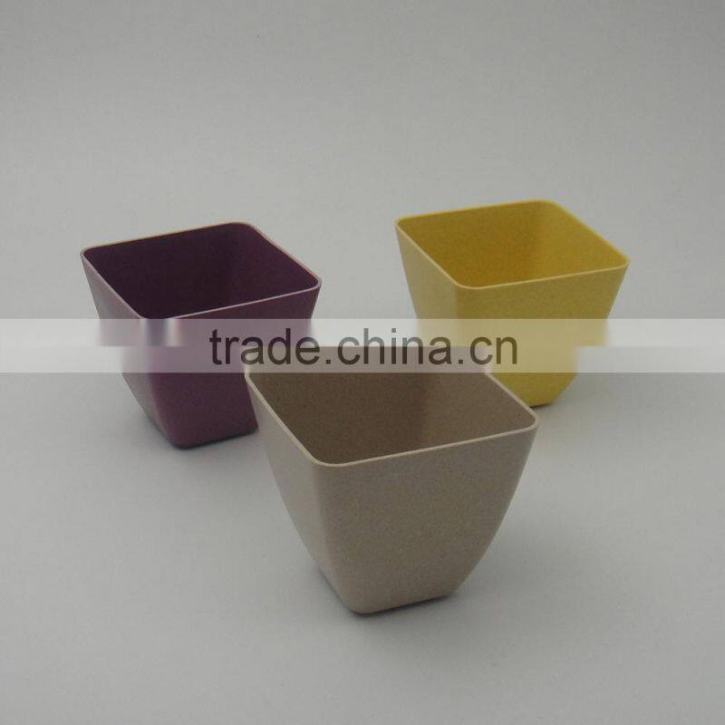 2015 BAMBOO FIBER SQUARE GARDEN POT/FLOWER POT