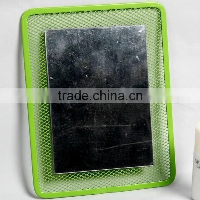 Fancy Home/Office Decoration Metal Wire Mesh Magnetic Mirror
