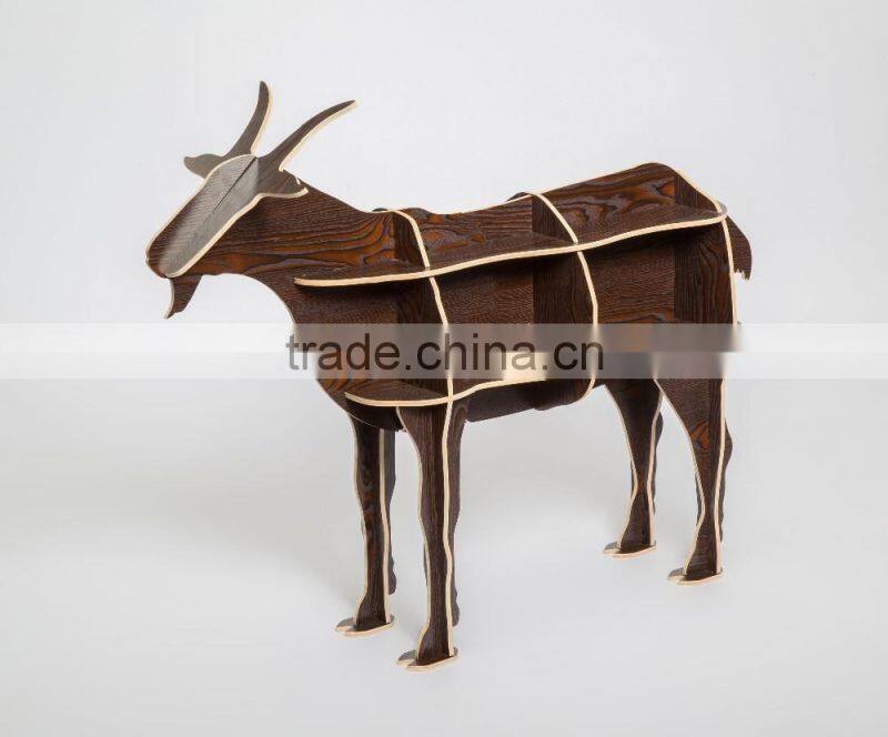 Creative Design process of Small wooden drawer ,decoration simple Home Furnishing of cute sheep